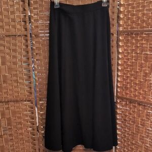Liz Claiborne Elegant Black Maxi Skirt